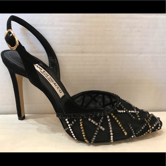 Hi heel sling back